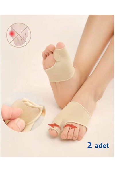 h.t sağlık 2 Adet Tekstil Makaralı Bunyon Koruyucu Halluks Valgus