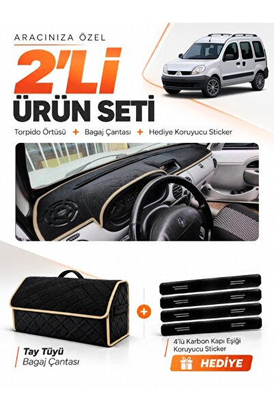 e-biz Renault Kangoo 2 Airbagged (2004-2008) Compatible Glove Box Cover + Tay...