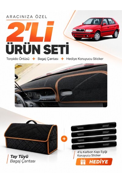 e-biz Skoda Felicia (1994-2001) Compatible Dashboard Cover + Tay Feather Trun...