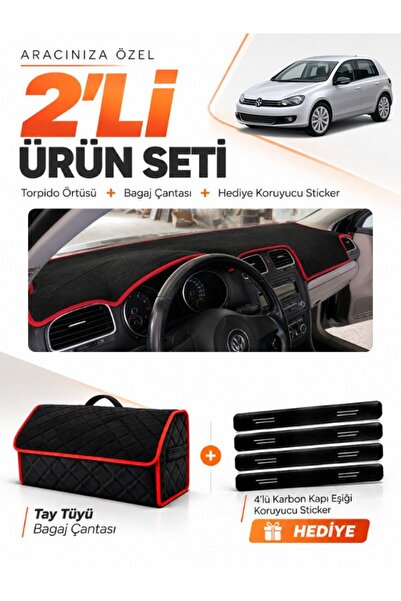e-biz Volkswagen Golf 6 (2008-2012) Compatible Glove Box Cover + Tay Feather ...