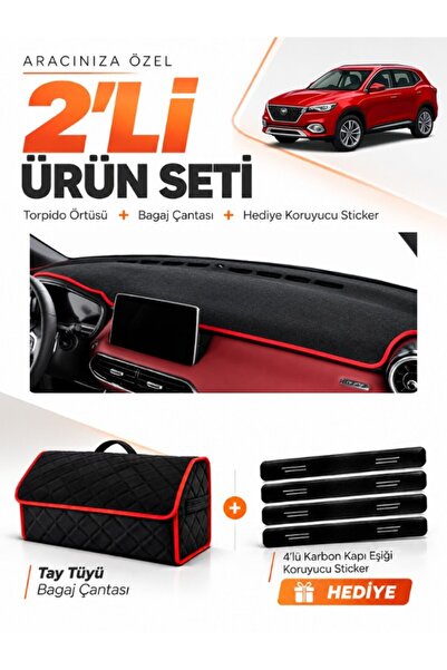e-biz Mg Hs (2018-2024) Compatible Glove Box Cover + Thai Feather Trunk Bag +...