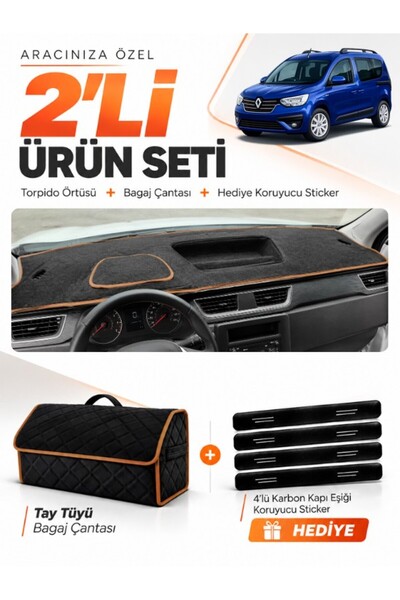 e-biz Renault Express Fully Covered (2021-2024) Compatible Glove Box Cover + ...