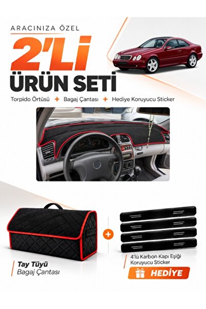 e-biz Mercedes W208-C208 Clk (1997-2002) Compatible Glove Box Cover + Tay Tüy...