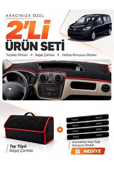 e-biz غطاء صندوق السيارة المتوافق مع DACIA DOKKER (2012-2020) + حقيبة أمتعة م...