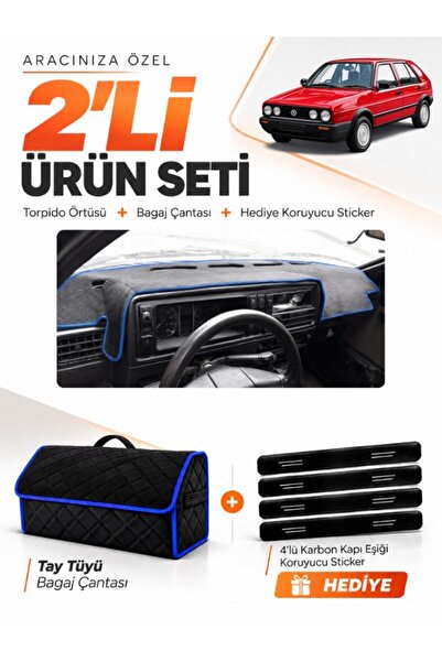 e-biz Volkswagen Golf 2 (1983-1992) Compatible Dashboard Cover + Tay Feather ...