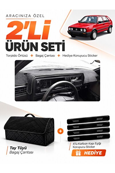 e-biz Volkswagen Golf 2 (1983-1992) Compatible Dashboard Cover + Tay Feather ...