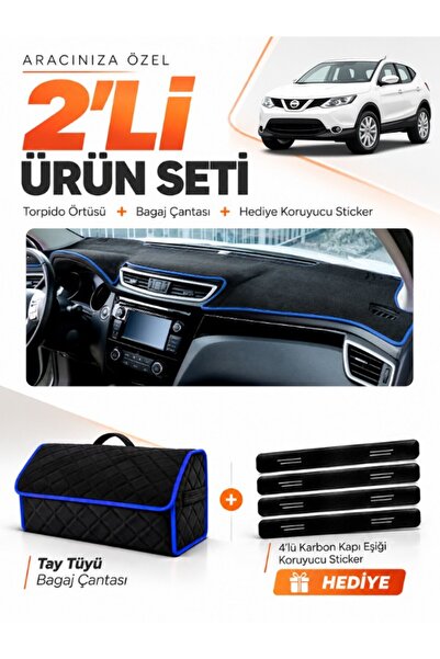 e-biz Nissan Qashqai J11 (2013-2020) Compatible Glove Box Cover + Tay Tüy Lug...