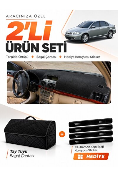 e-biz Toyota Avensis Screened T250 (2003-2008) Compatible Glove Box Cover + T...