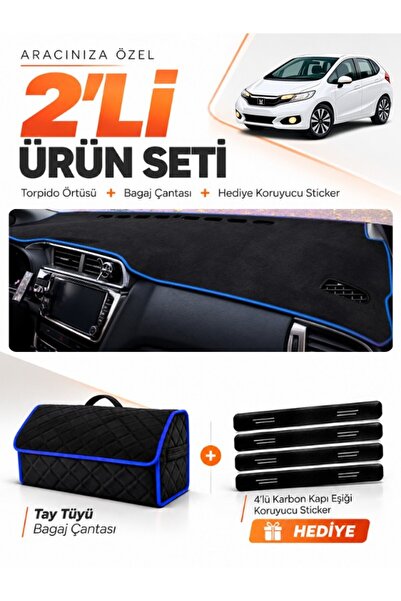 e-biz Honda Jazz (2018-2020) Compatible Glove Box Cover + Thai Feather Trunk ...