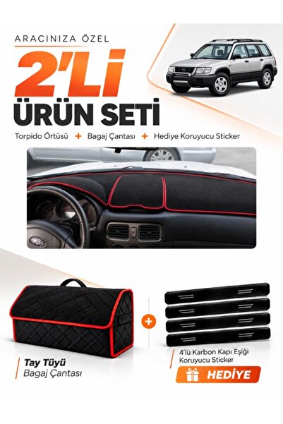 e-biz Subaru Forester (1997-2002) Compatible Glove Box Cover + Thai Feather T...