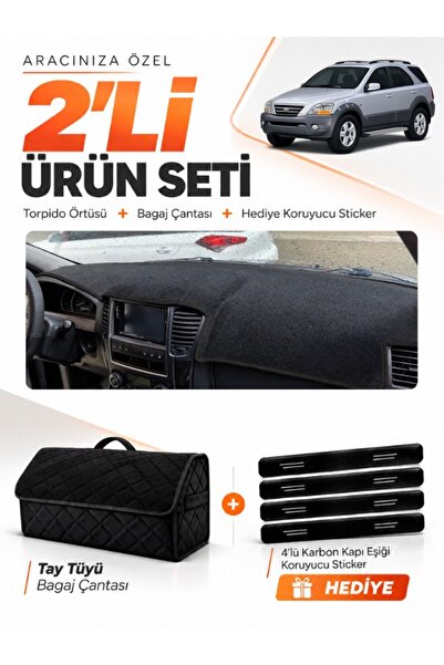 e-biz Kia Sorento (2006-2009) Compatible Glove Box Cover + Thai Feather Trunk...