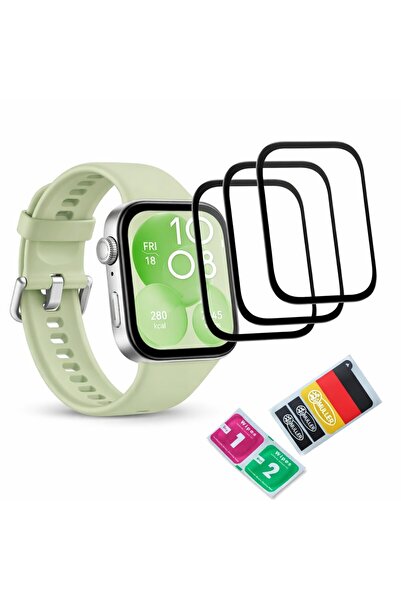 Müller Folie de protecție pentru smartwatch, Müller ® Set de 3 piese, transpa...