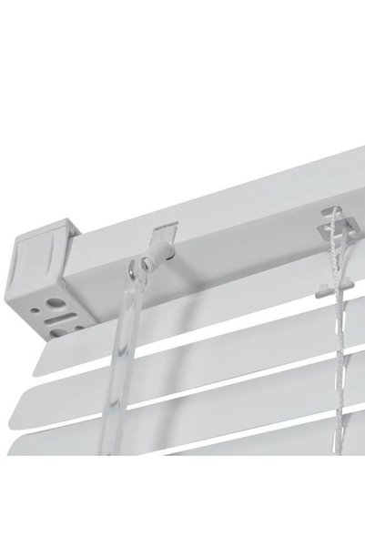 OEM Jaluzea orizontală, PVC, albă, dimensiune 50x110cm plus adeziv special
