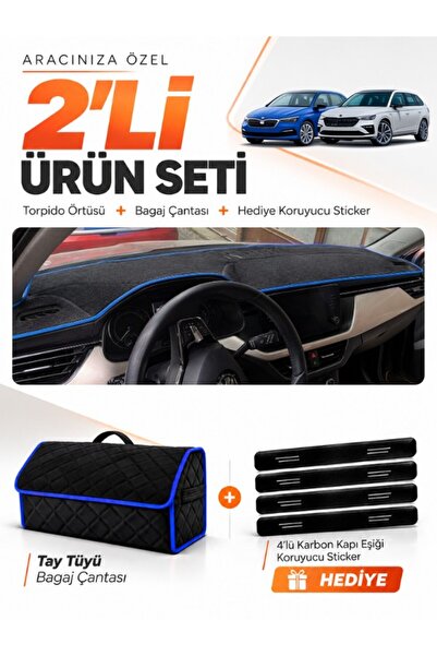 e-biz Skoda Scala (2020-2026) Compatible Dashboard Cover + Thai Feather Trunk...