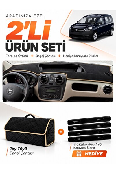 e-biz غطاء صندوق السيارة المتوافق مع DACIA DOKKER (2012-2020) + حقيبة أمتعة م...