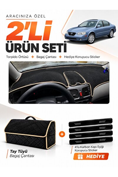 e-biz Nissan Maxima A33 (1999-2003) Compatible Glove Box Cover + Tay Tüy Lugg...