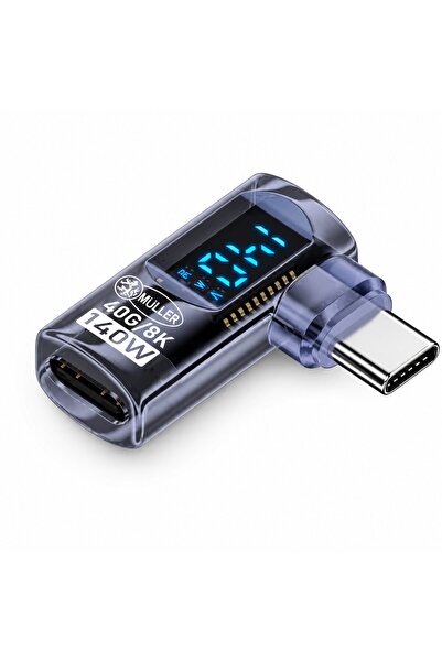 Müller Adaptor USB-C la USB-C Müller ® 140W 5A, Transfer de date de 40Gbps, V...