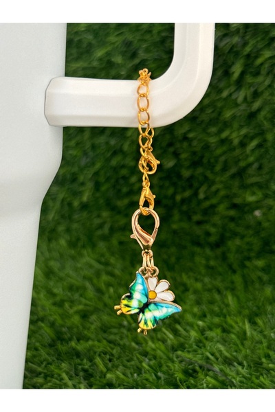 YuccaCo Accessorize Your Life زينة ترمس على شكل فراشة وديزي/ تميمة ترمس على ش...