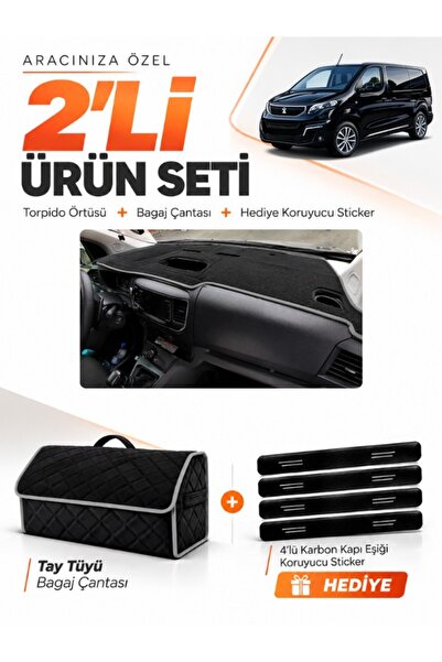 e-biz Peugeot Expert Traveller (2017-2023) Compatible Dashboard Cover + Thai ...