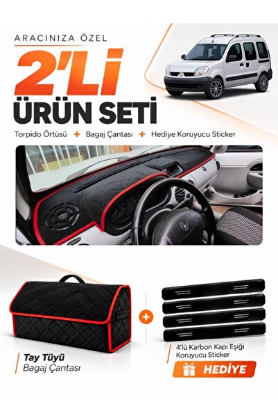 e-biz Renault Kangoo 2 Airbagged (2004-2008) Compatible Glove Box Cover + Tay...