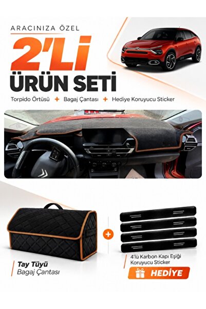 e-biz Citroen C4 Without Display (2020-2026) Compatible Dashboard Cover + Tha...