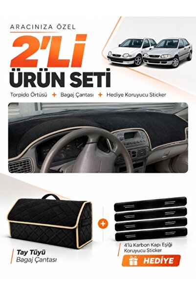 e-biz Toyota Corolla Terra E110 (1997-2002) Compatible Dashboard Cover + Tay ...