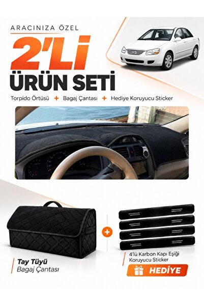 e-biz Kia Cerato (2004-2008) Compatible Torpedo Cover + Thai Feather Trunk Ba...
