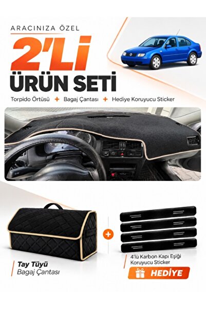 e-biz Volkswagen Jetta (1997-2003) Compatible Dashboard Cover + Tay Feather T...