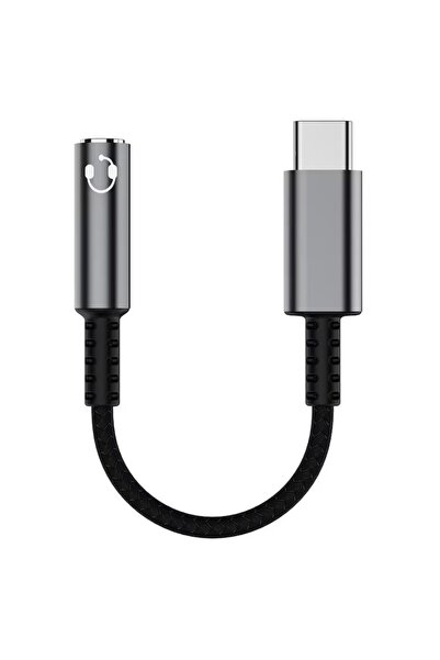 OEM Adaptor audio pentru telefon, USB Tip C - Jack 3.5 mm, Argintiu