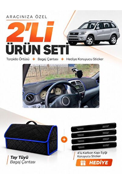 e-biz Toyota Rav4 (2000-2005) Compatible Dashboard Cover + Tay Feather Trunk ...