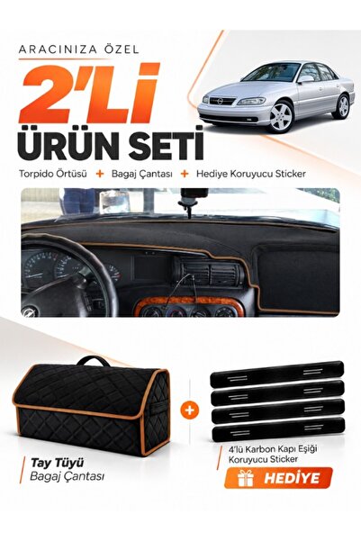 e-biz Opel Omega (1993-2003) Compatible Dashboard Cover + Tay Tüy Luggage Bag...