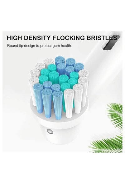 Müller Set de 4 Müller ®   Capete de periuță electrică, compuse din 2 bucăți Precision Clean și 2 bucăți Gum Care, cu 4 capace de protecție incluse, compatibile cu Oral B Braun