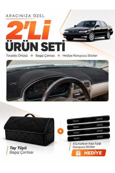 e-biz Infiniti İ30 (1995-2000) Compatible Glove Box Cover + Thai Feather Lugg...