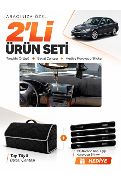 e-biz Subaru Legacy B4 (2003-2009) Compatible Glove Box Cover + Tay Feather T...