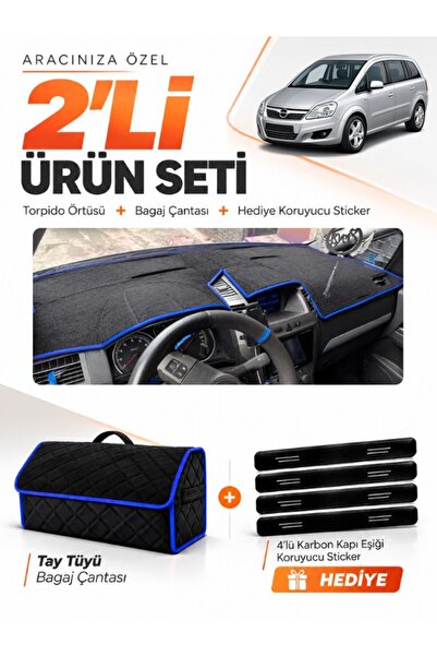 e-biz Opel Zafira B (2004-2011) Compatible Glove Box Cover + Tay Tüy Luggage ...