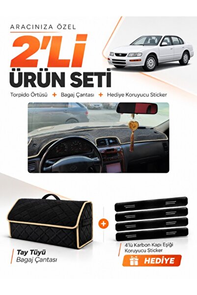 e-biz Nissan Maxima A32 (1994-1999) Compatible Glove Box Cover + Tay Tüy Lugg...