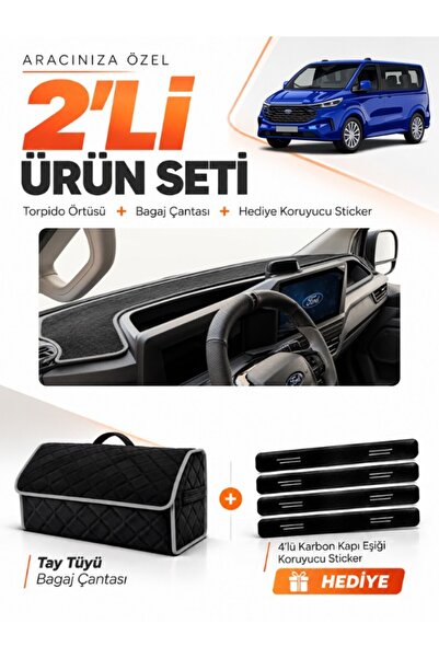 e-biz Ford Transit Custom (2025-Later) Compatible Glove Box Cover + Tay Feath...