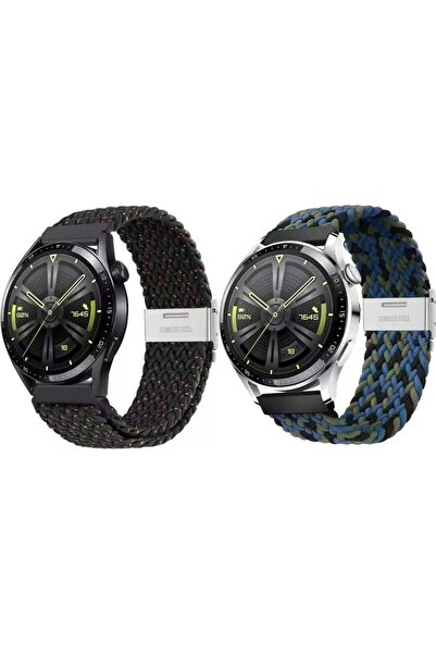 Müller Set de 2 Müller ®   Curele din nailon pentru smartwatch, reglabile cu ...