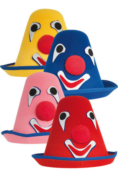 Clown Republic Καπέλο Καρναβαλιού 1 τεμάχιο (Διάφορα Χρώματα)