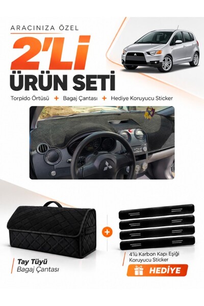 e-biz Mitsubishi Colt Screened (2004-2013) Compatible Glove Box Cover + Thai ...
