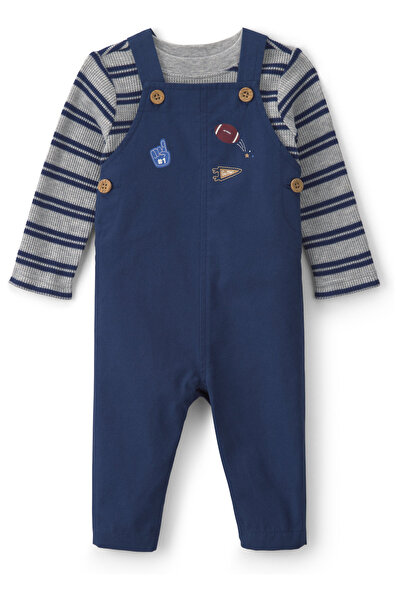 Carter's Erkek Bebek Salopet Set 3 Ay-24 Ay Lacivert