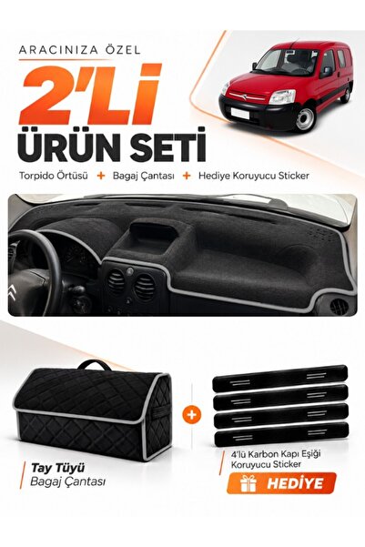 e-biz Citroen Berlingo M59 (2002-2008) Compatible Dashboard Cover + Tay Tüy L...