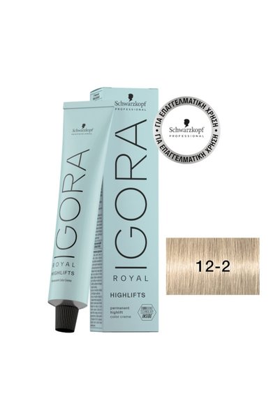 Schwarzkopf Igora Royal Highlifts 12-2 Ξανθιστικό Φυμέ 60ml