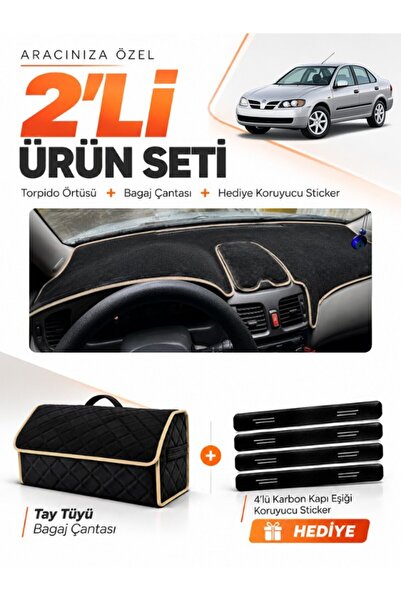 e-biz Nissan Almera Covered (2000-2006) Compatible Glove Box Cover + Tay Tüy ...