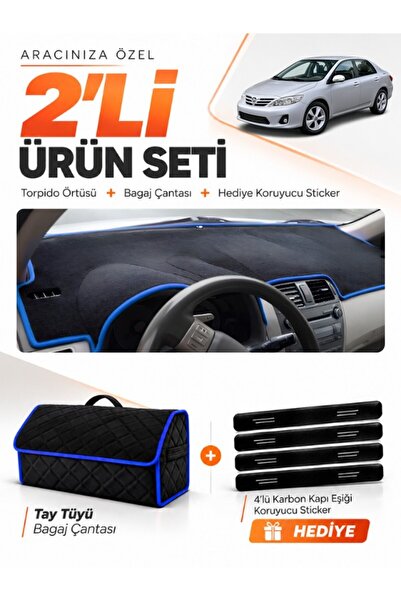 e-biz Toyota Corolla E140 (2006-2012) Compatible Dashboard Cover + Tay Tüy Tr...