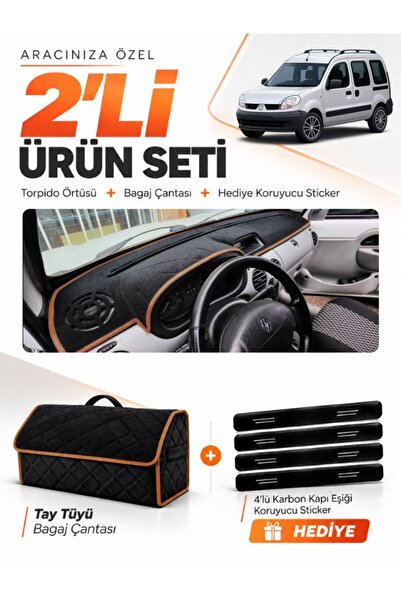 e-biz Renault Kangoo 2 Airbagged (2004-2008) Compatible Glove Box Cover + Tay...