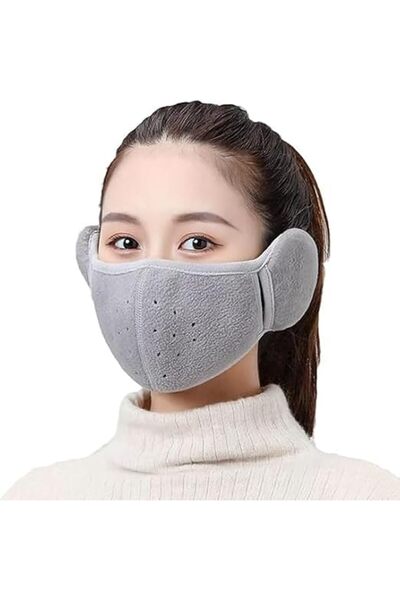 NALACAL Windproof Winter Face Mask with Earmuffs, Breathable Sun Protection M...