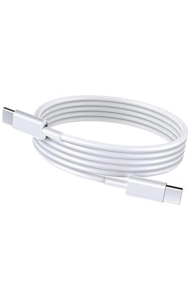 OEM Cablu de date și încărcare CD01, 5A 100W, Type-C la Type-C, 1 metru, alb