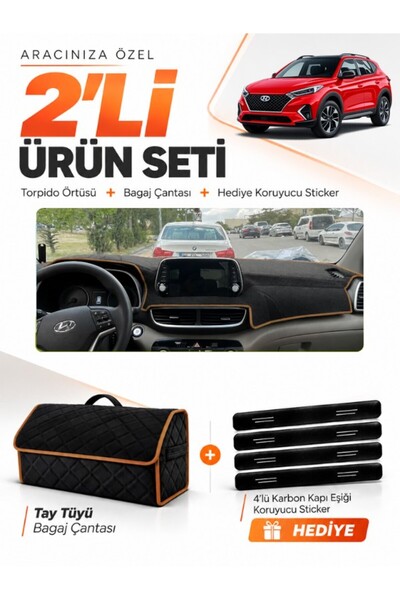e-biz Hyundai Tucson (2018-2021) Compatible Glove Box Cover + Tay Tüy Luggage...