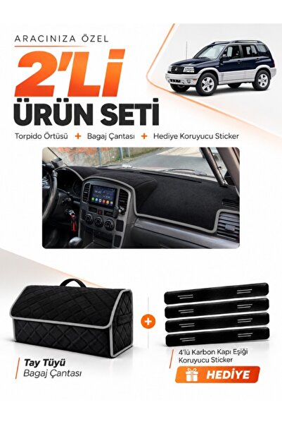 e-biz Suzuki Grand Vitara (2003-2006) Compatible Glove Box Cover + Thai Feath...